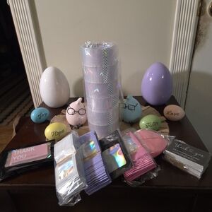 Different Sized Color Holders Thank You Cards 6 Pk Packing Tape Seller's Bundle